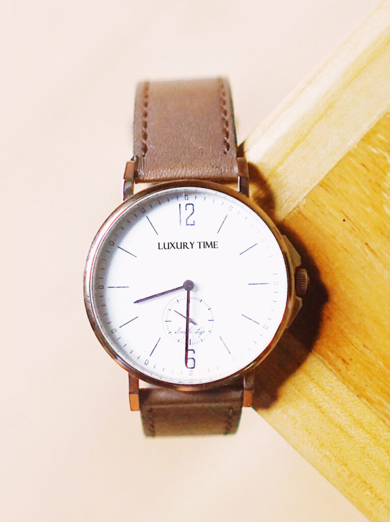 With a beautiful moment-luxury time